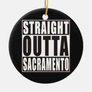 Adorno De Cerámica Outta recto Sacramento California