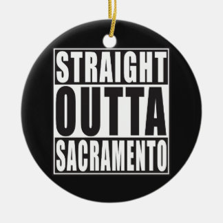 Adorno De Cerámica Outta recto Sacramento California