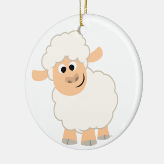 Adorno De Cerámica Oveja Personalizado Cuta