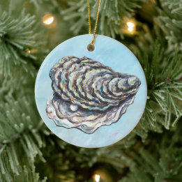 Adorno De Cerámica Oyster Ornament