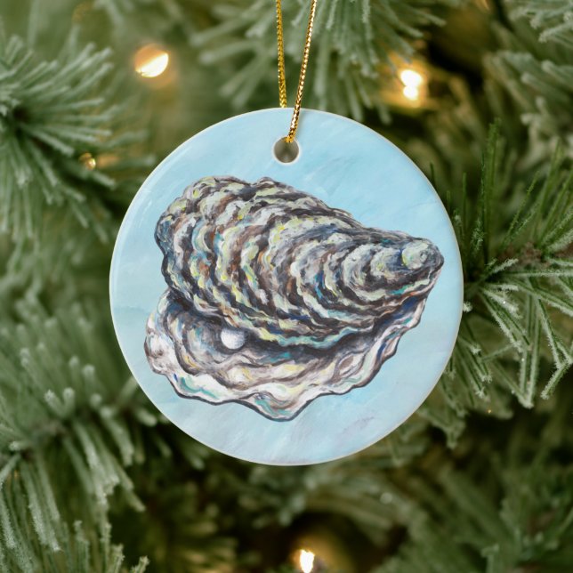 Adorno De Cerámica Oyster Ornament (Árbol)
