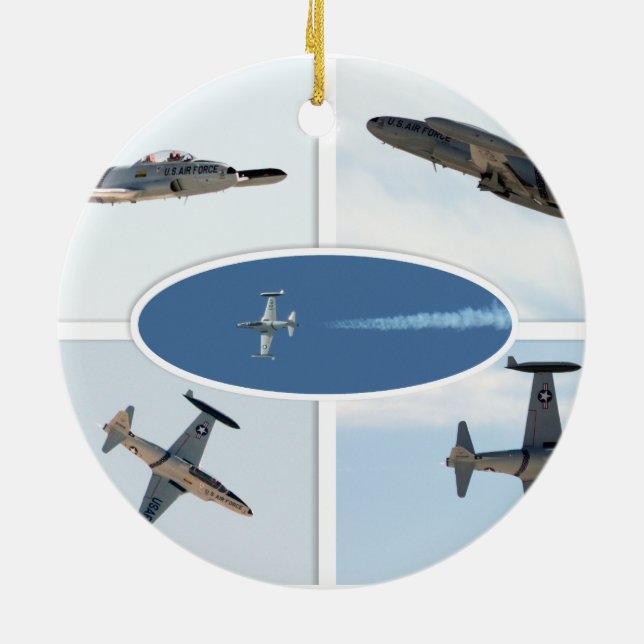 Adorno De Cerámica P-80 Shooting Star 5 Plane Set (Atrás)