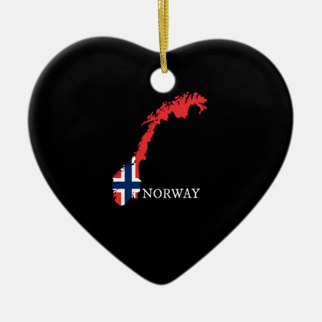 Adorno De Cerámica Pabellón Noruega (Frente)