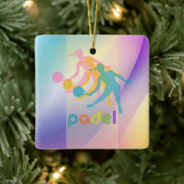 Adorno De Cerámica PADEL ORNAMENT – VIBRANT STYLE for HER BRIGHTS