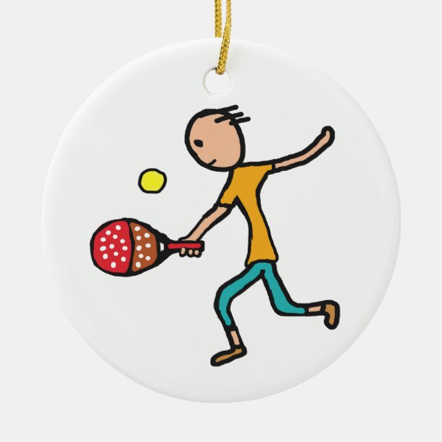 Adorno De Cerámica Padel Tennis (Frente)