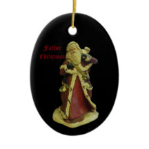 "PADRE NAVIDAD ORNAMENTE CERAMICO"