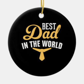Adorno De Cerámica Padre Regalo Mejor Padre Del Mundo
