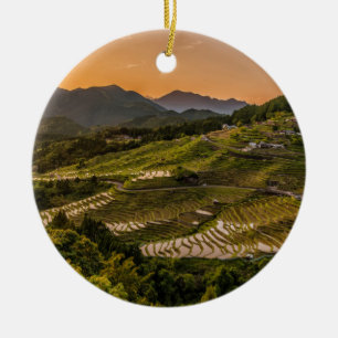 Adorno De Cerámica Paisaje