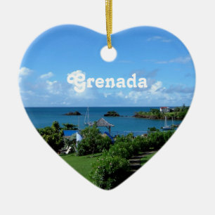 Adorno De Cerámica Paisaje de Grenada