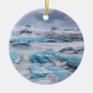 Adorno De Cerámica Paisaje de hielo glaciar, Islandia