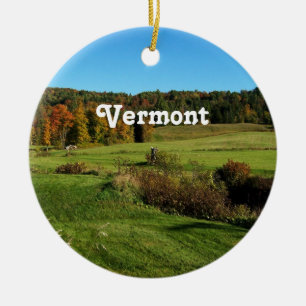 Adorno De Cerámica Paisaje de Vermont