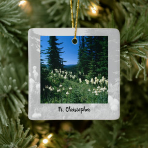 Adorno De Cerámica Paisaje sacerdote personalizado