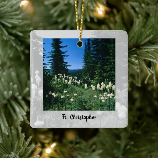 Adorno De Cerámica Paisaje sacerdote personalizado (Árbol)