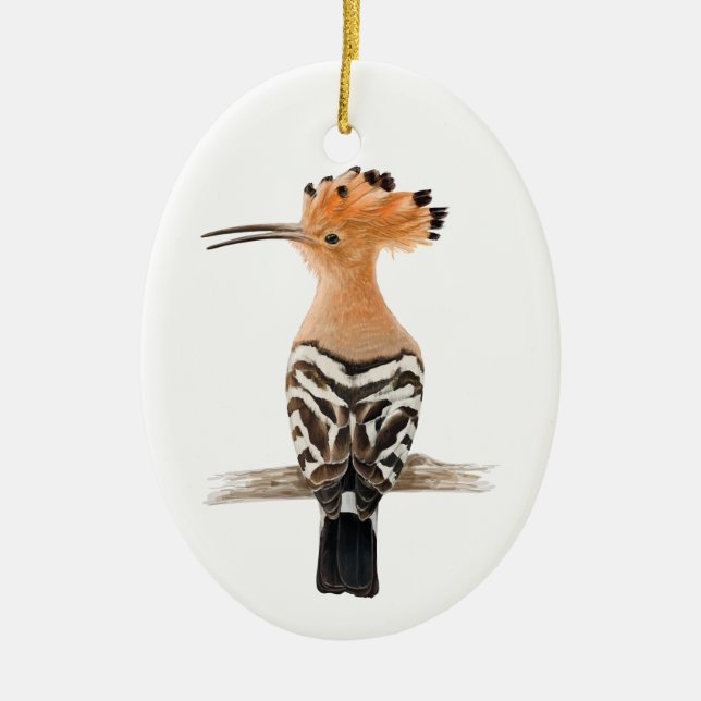 Adorno De Cerámica Pájaro de hoopota (Frente)