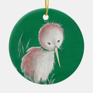 Adorno De Cerámica Pájaro del kiwi de Nueva Zelanda