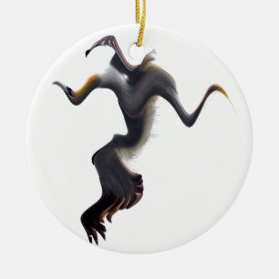 Adorno De Cerámica Pájaro marino abstracto