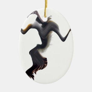 Adorno De Cerámica Pájaro marino abstracto