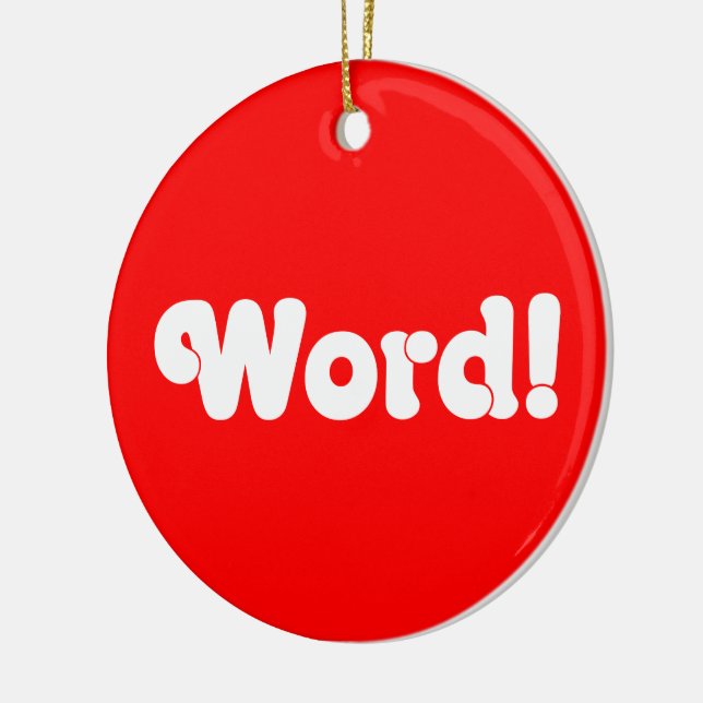 Adorno De Cerámica ¡Palabra! (Izquierda)