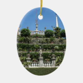 Adorno De Cerámica Palacio Borromeo en Stresa, Italia