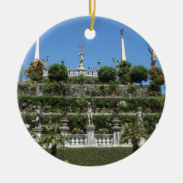Adorno De Cerámica Palacio Borromeo en Stresa, Italia