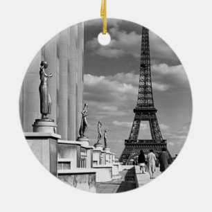Adorno De Cerámica Palacio de Chaillot torre Eiffel París Francia vin