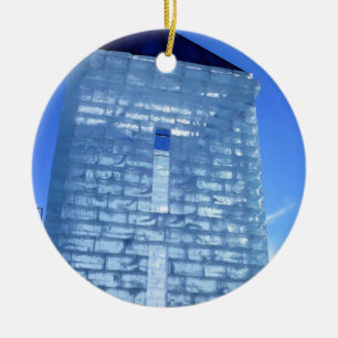 Adorno De Cerámica Palacio de hielo en el Carnaval de Quebec, Canadá