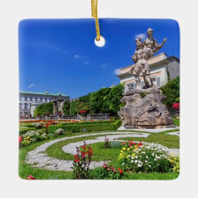 Adorno De Cerámica Palacio y jardines, Salzburg, Austria de Mirabell (Anverso)