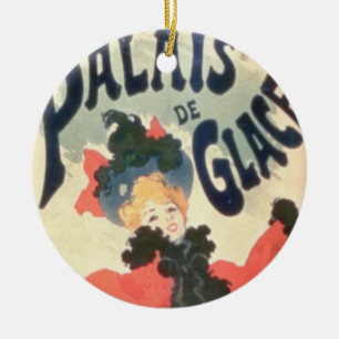 Adorno De Cerámica Palais de Glace, campeones Elysees, París, 1894