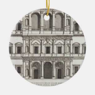 Adorno De Cerámica Palazzo Farnese, de los "di Roma de Palazzi",