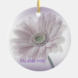 Adorno De Cerámica Pale Lilac Sunflower