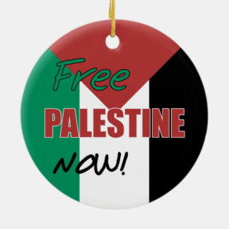 Adorno De Cerámica Palestina Libre ahora bandera palestina