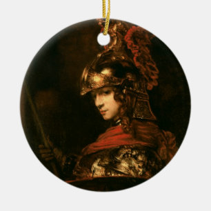 Adorno De Cerámica Pallas Athena o, figura acorazada, 1664-65