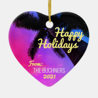 Adorno De Cerámica Palm costera