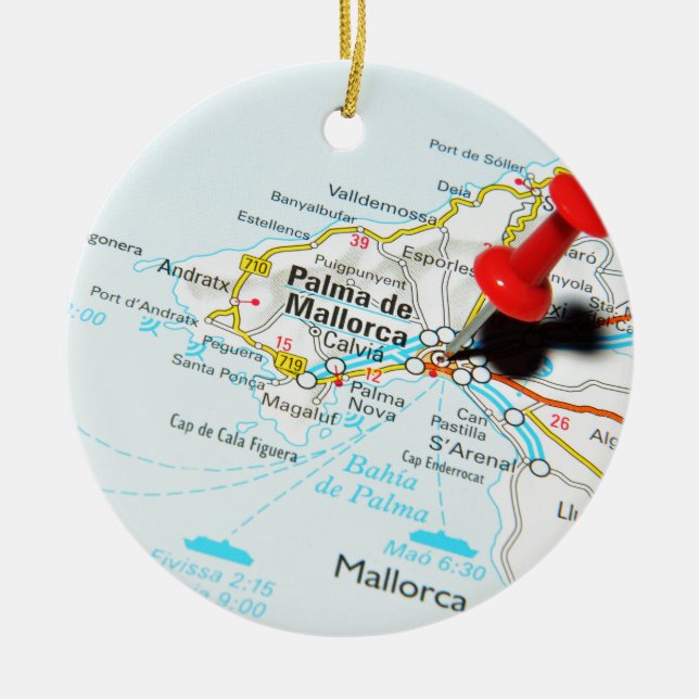 Adorno De Cerámica Palma de Mallorca, España (Frente)