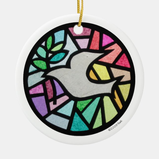 Adorno De Cerámica paloma (Frente)