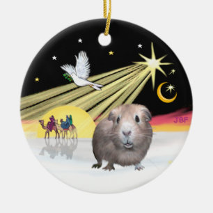 Adorno De Cerámica Paloma de Navidad - Conejillo de Indias #2