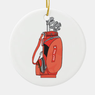 Adorno De Cerámica palos de golf
