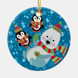 Adorno De Cerámica palos de invierno