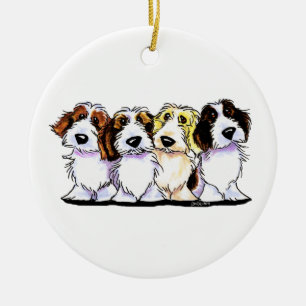 Adorno De Cerámica Pals de PBGV personalizados
