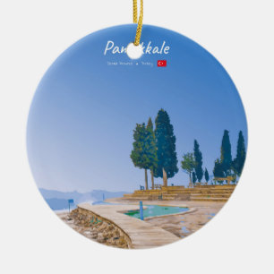Adorno De Cerámica Pamukkale, Turquía - Piscinas Térmicas