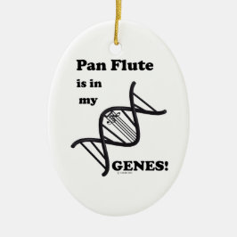 Adorno De Cerámica Pan Flute en mis genes