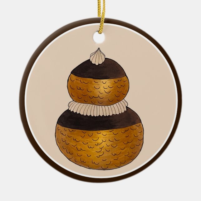 Adorno De Cerámica Panadería Pastelería Chef Patisserie Religiosa Cho (Frente)