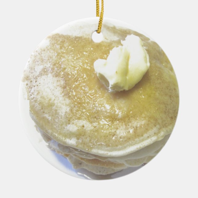 Adorno De Cerámica Pancakes de amor (Frente)