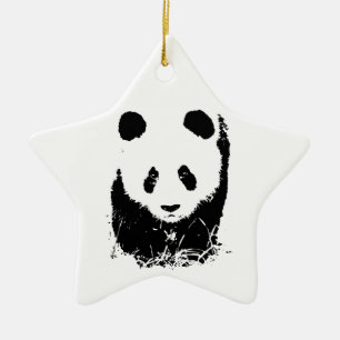 Adorno De Cerámica Panda