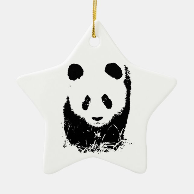 Adorno De Cerámica Panda (Frente)