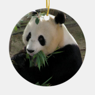 Adorno De Cerámica Panda Bear Hugs
