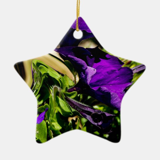 Adorno De Cerámica Pánico morado (Frente)