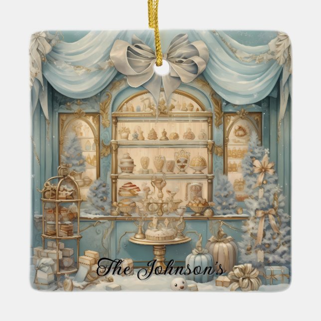 Adorno De Cerámica Pantalla festiva festiva festiva (Anverso)