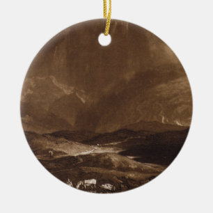 Adorno De Cerámica Pantano de turba de José Mallord Guillermo Turner