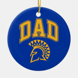 Adorno De Cerámica Papá de Spartans del estado de San Jose